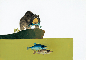 収蔵作品 絵本原画の1例